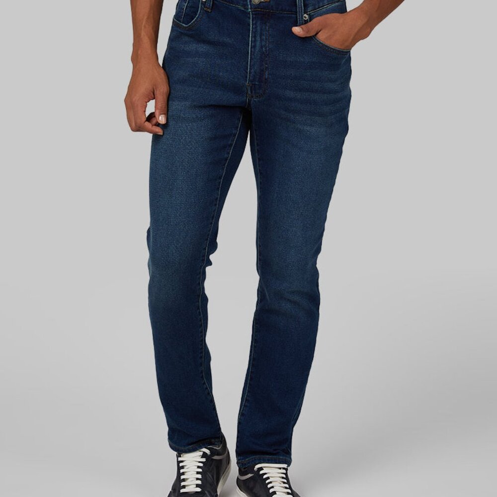 32 Degrees - MEN'S STRETCH COMFORT "SWEATPANT" JEAN - 36*32 Dark Blue Wash